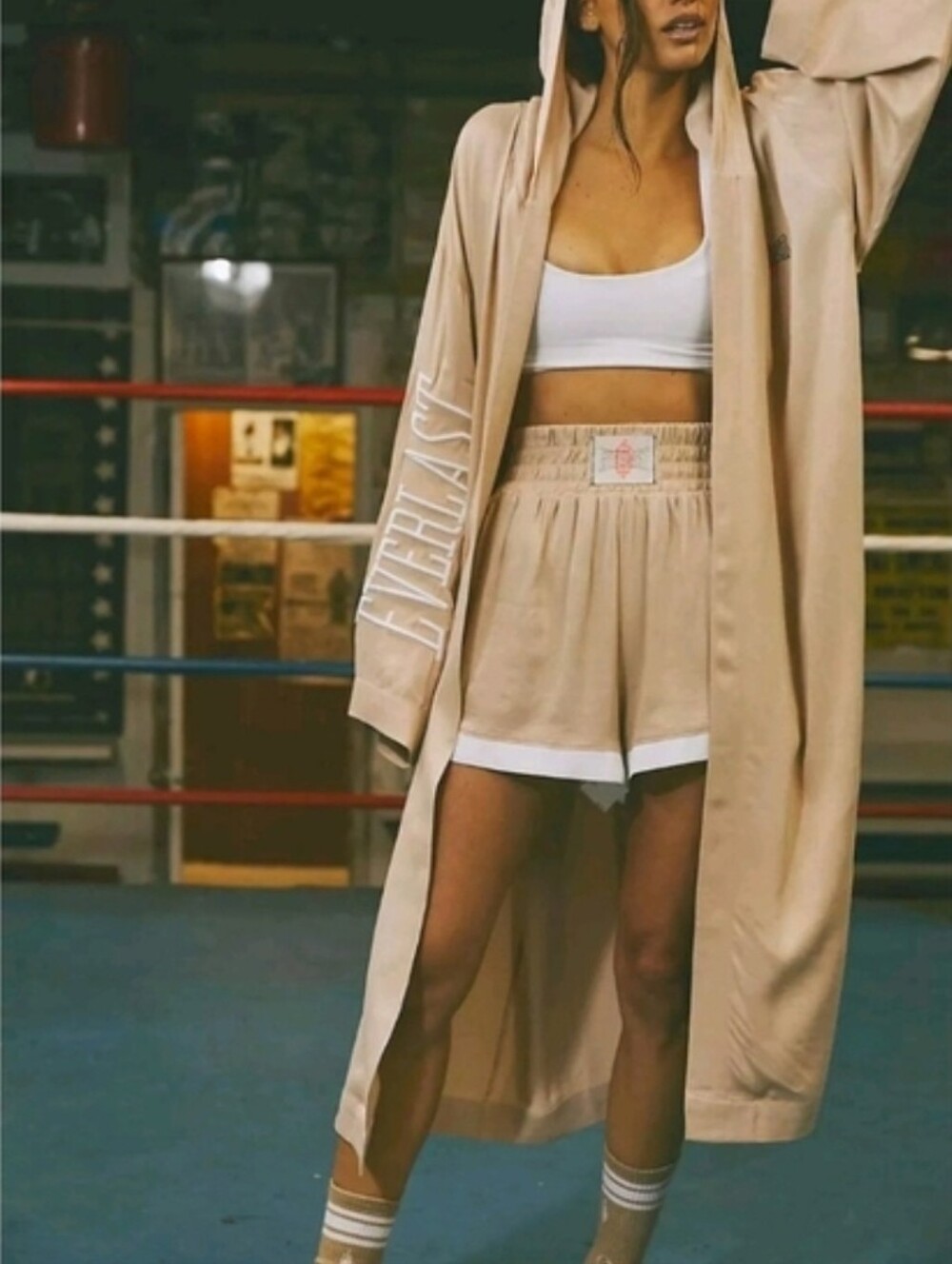 Free People Movement Everlast Light Pink Hooded Robe